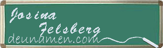 Josina Felsberg Visitenkarte